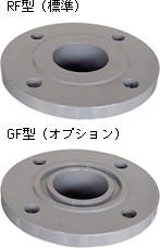 ボール式補修弁　JWWA B126 レバー式　(75mm & 100mm)　フランジ形状